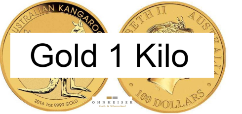 Goldmnzen 1 Kilo