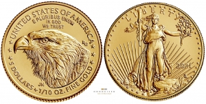 1/10 Oz American Eagle Gold
