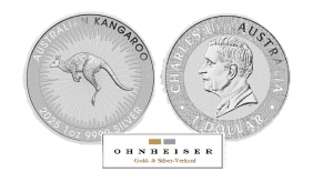 1/1 Oz Kangaroo Feinsilberunze 2025