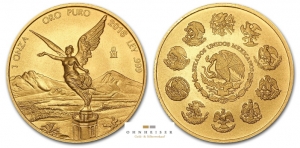 1/1 Oz Libertad Siegesg�ttin Gold Mexico