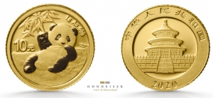 1 Gramm China Panda aktuell