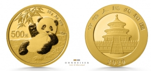 China Panda 30 Gramm Gold aktueller Jahrgang
