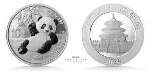 China Panda 30 Gramm Silber 2024