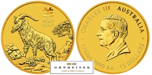 1/10 OZ Pferd 2027  Gold Australien 