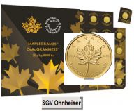 1 Gramm Maple Leaf  25 Stck