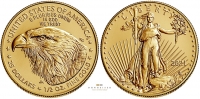1/2 Oz American Eagle Gold