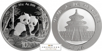 China Panda 30 Gramm Silber 2026