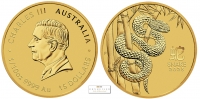 1/10 OZ Schlange 2025 Gold Australien 