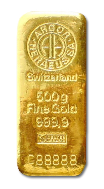 500 g Goldbarren